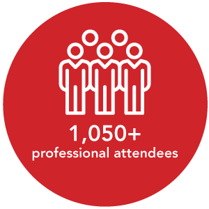 700+ professional attendees