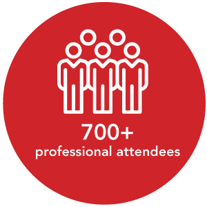 700+ professional attendees